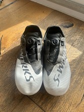 Specialized S Works Exos Road Cycling Shoe Size UK 6.75 EU 40.5 With Cleats