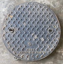 Cast Iron Access Manhole Cover and Frame 450mm Diameter Circular - B125