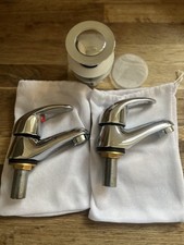 Puraflow dv8 Basin Pillar Taps