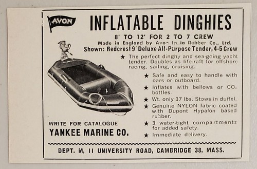 1963 print avon inflatable - ad,