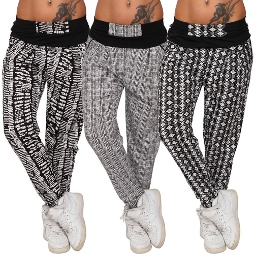 Trousers stretch leggings - , wide