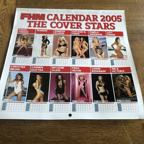 Fhm magazine calendar 2005 - magazine,