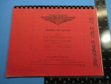 1967 BSA Models B25 & C25