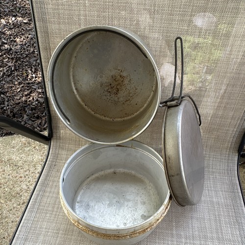 Military surplus aluminum mess - surplus,