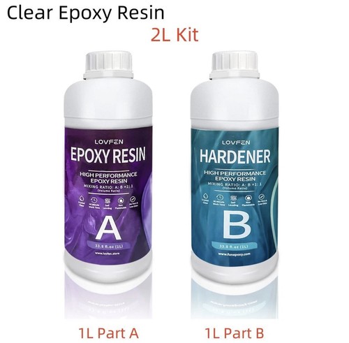 Clear epoxy resin - resin, 2l/64oz