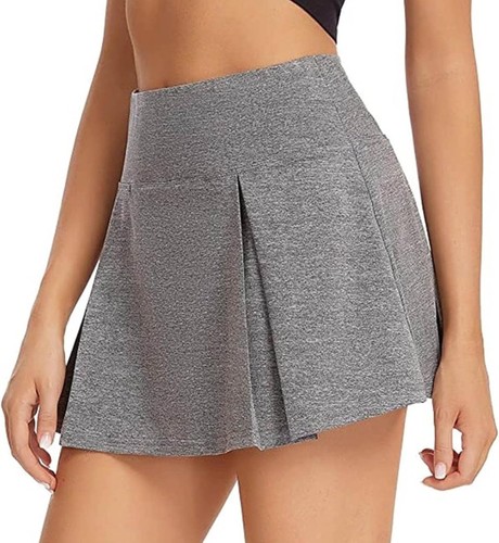 Grey tennis skirt high - high, waisted