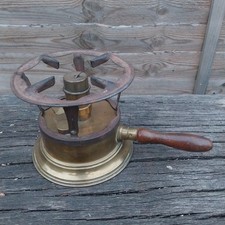 French Pigeon Paraffin, oil stove Vintage Brass