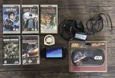 Sony PSP with Games, Movies, Memory Card, Official Charger & Star Wars Case