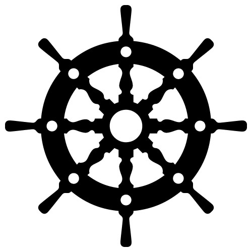 Ship wheel yacht compass - ship,