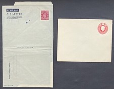 Unused postal stationery Edward V11 & George V