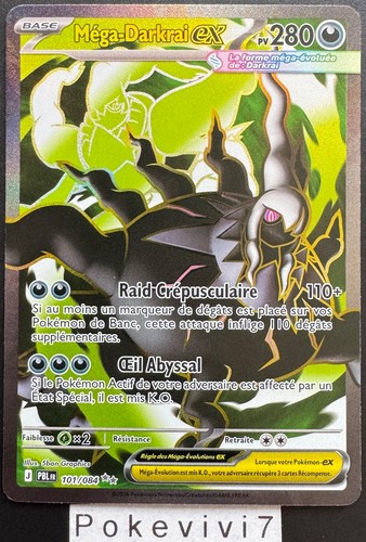 Pokemon card mega darkrai - pokemon, mega-darkrai