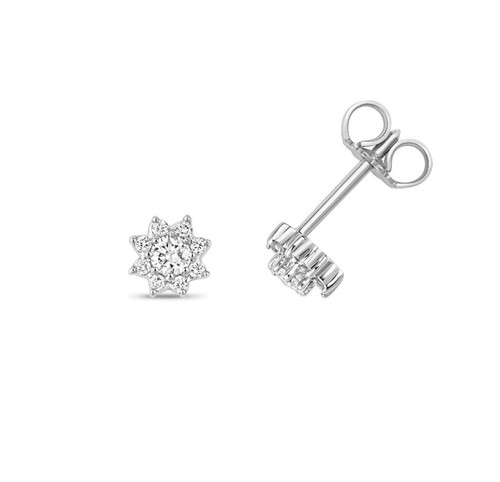 9ct white gold diamond - 9ct,