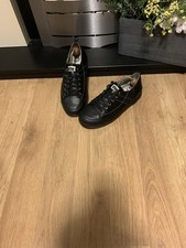 FITFLOP Black Leather Women’s Trainers Size UK 6