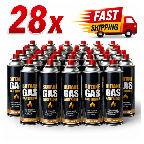 Butane gas bottles - 28,