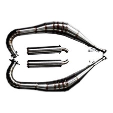 Stainless Steel Retro Full Exhaust System Fits Yamaha RD250 RD350 LC YPVS