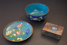 VTG Chinese Floral Cloisonne