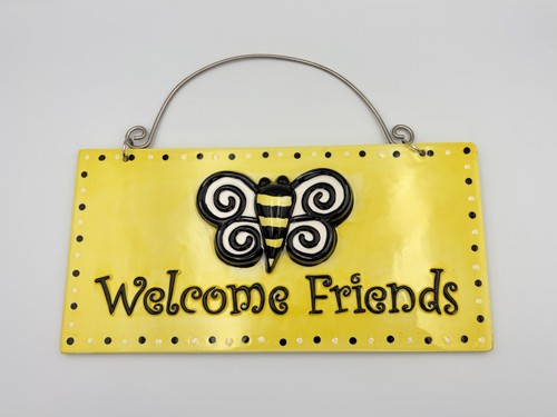 Vintage bee welcome - vintage, 3d