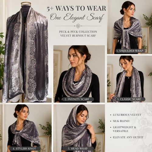 Peck silk blend velvet - &,