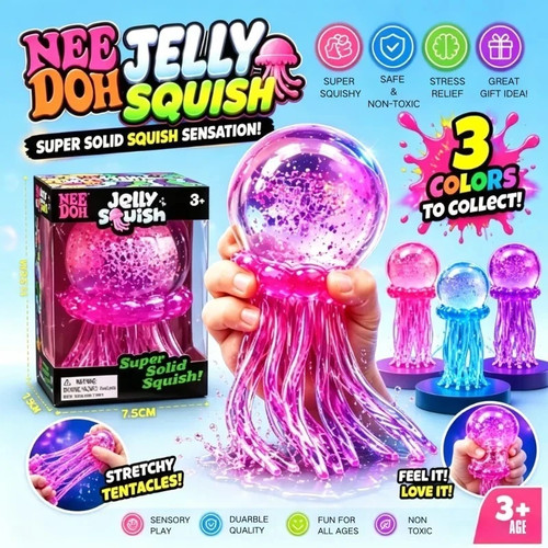 Needoh jellyfish jelly squish - jellyfish,