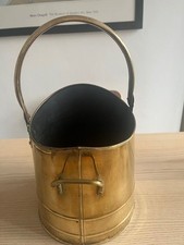 Vintage Brass coal bucket