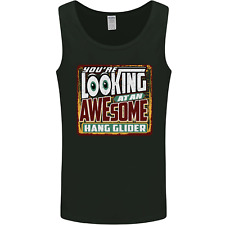 An Awesome Hang Glider Gliding Mens Vest Tank Top