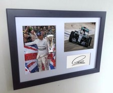 Signed Lewis Hamilton F1