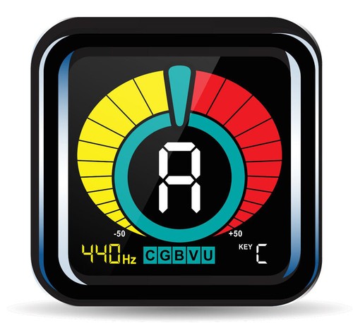Black square clip tuner for - black,