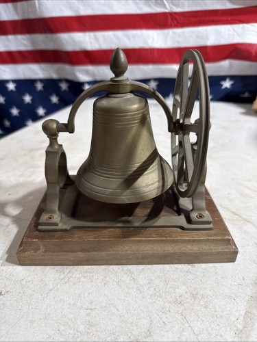 Brass desktop servant bell - brass,