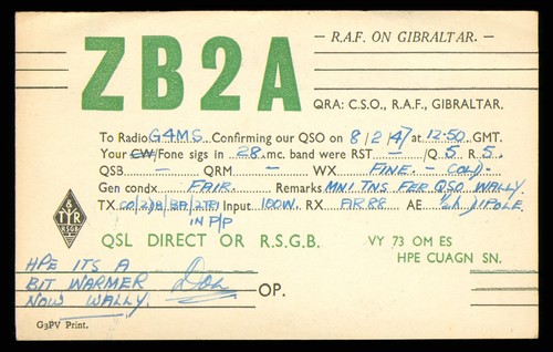 Qsl amateur radio british - qsl,