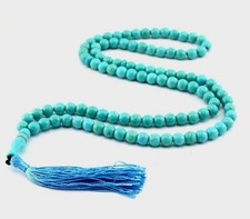 Blue Turquoise Gemstone Tassel