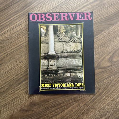 Observer magazine oct 1972 - magazine,