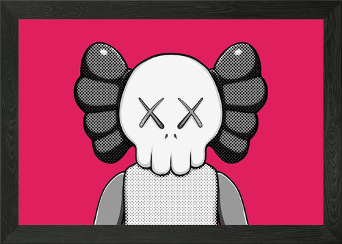 Kaws framed wall art - art, poster