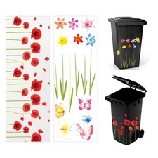 Wheelie bin stickers x - bin,