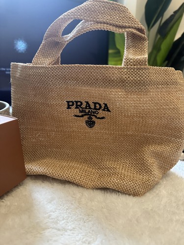 Prada perfume raffia straw vip - perfume,