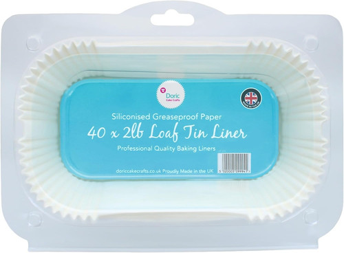 2lb loaf tin liners - liners,, pack
