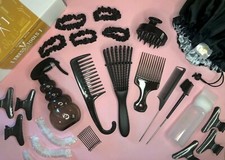 Curly Hair Care Tools Starter Gift Set For Afro Natural Coily Type 4 Tress Tools