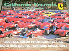 BOOK CALIFORNIA FERRARI FERRARI 166 212 250 GT GTO ATS 275 MM P 512 I BB 365 P2