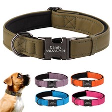 Leather personalised dog - leather,