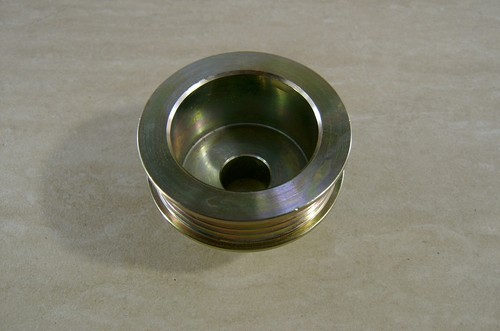 Solid alternator pulley steel - alternator,