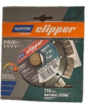 NORTON CLIPPER PRO GRANITE TURBO LASER DIAMOND SAW BLADE 115 X 22.23 MM