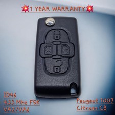 4 Button Full Remote Key Fob