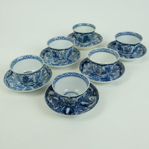 Set blue and white - set,