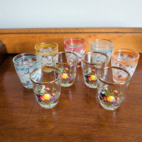 Vintage glass egg cups - glass,
