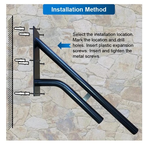 Wall mount handrail - wall,
