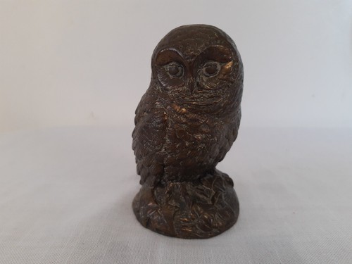 Small vintage handmade owl - small,