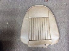 NEW TRIUMPH SPITFIRE 1500 SEAT SQUAB L/H VINYL CLOTH BEIGE WITH HEADREST RING