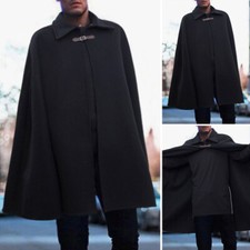 INCERUN Mens Gothic Shawl Long