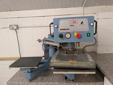 Adkins Pneumatic Double Heat Press Clothing logo Machine