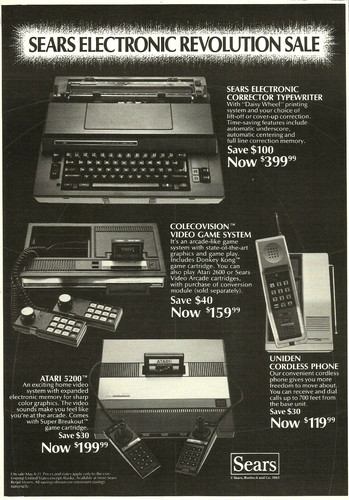 1983 sears colecovision - sears, atari