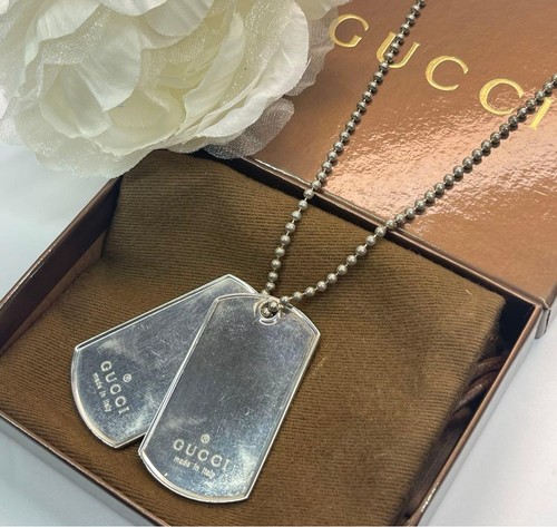 Gucci dog tag - logo, plate